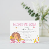 Baby-Dusche Einladung (Stehend Vorderseite)