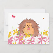 Baby-Dusche Einladung (Rückseite)