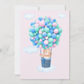 Baby Dusche Einladung Bären Wir können frühzeitig (Rückseite)