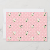 Baby Dusche Einladung ist eine Baby Dusche (Rückseite)