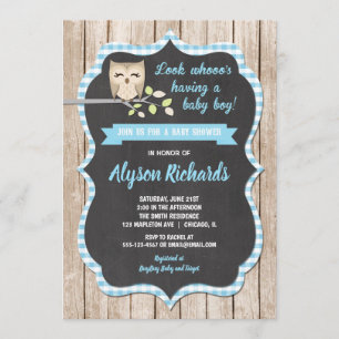 Baby Dusche Einladung Junge, Baby blau