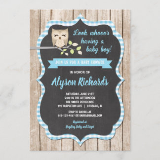 Baby Dusche Einladung Junge, Baby blau