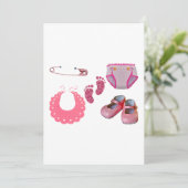 Baby Dusche Einladungen ! (Stehend Vorderseite)