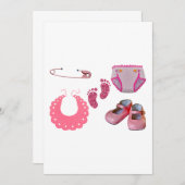 Baby Dusche Einladungen ! (Vorne/Hinten)