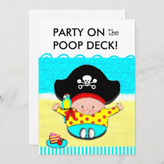 Baby-Dusche Einladungs-Junge Einladung (Vorne/Hinten)