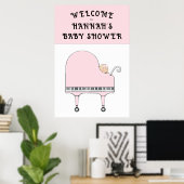 Baby Dusche Empfang Poster (Heimbüro)