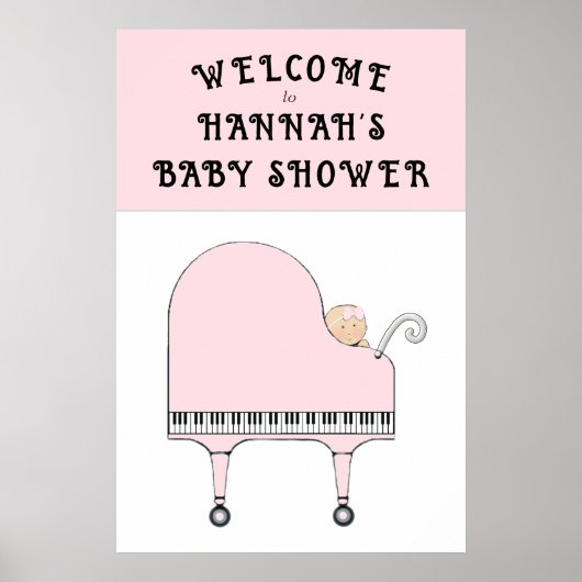Baby Dusche Empfang Poster (Vorne)