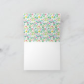 Baby-Dusche für afrikanische Tiere - Danke (Innenseite)