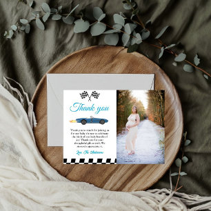 Baby-Dusche für Autos Danke Karte