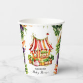 Baby-Dusche für den Markt für Kleinbauern Pappbecher (Vorderseite)