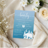 Baby-Dusche für die Nacht warten Einladung