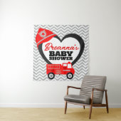 Baby-Dusche für Firerucks Große Background-Tapisse Wandteppich (Beispiel)