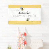 Baby-Dusche für graue Hummeln Banner (Insitu)