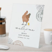 Baby-Dusche für Hühner Begrüßung 8x10 Poster Sockelschild (In Situ)