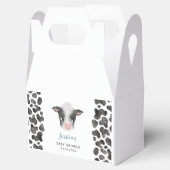 Baby-Dusche für Jungkühe Geschenkschachtel (Geöffnet)