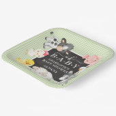 Baby-Dusche für Landtiere Pappteller (Gewinkelt)