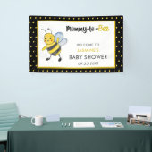 Baby-Dusche für Mommy-to-bie Niedlich Yellow Banner (Messeveranstaltung)