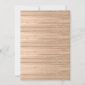 Baby-Dusche für Olive und Wood Noah Einladung (Rückseite)