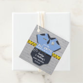 Baby-Dusche für Polizeibeamte Geschenkanhänger (Beispiel)