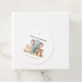 Baby-Dusche für Tiere Geschenkanhänger (Beispiel)