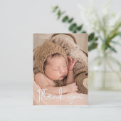 Baby-Dusche für vertikale Neugeborene Postkarte (Stehend Vorderseite)