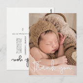 Baby-Dusche für vertikale Neugeborene Postkarte (Vorne/Hinten)