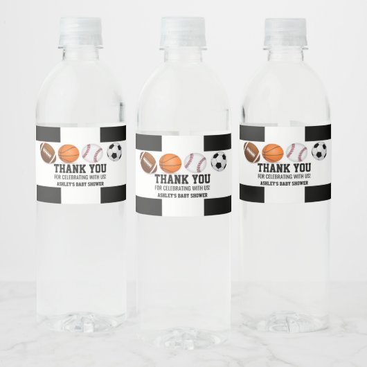 Baby-Dusche für Wasserflaschen Wasserflaschenetikett (Flaschen)