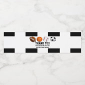 Baby-Dusche für Wasserflaschen Wasserflaschenetikett (Einzelnes Label)