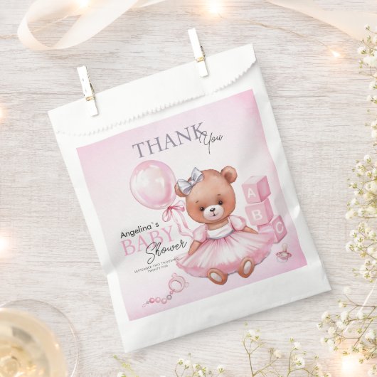 Baby Dusche Fvor Bags Teddy Bear Geschenktütchen (Ausgeschnitten)