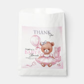 Baby Dusche Fvor Bags Teddy Bear Geschenktütchen (Vorderseite)