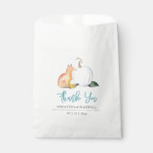 Baby Dusche Gefallen Bags Fall Pumpkin Fox Geschenktütchen (Vorderseite)