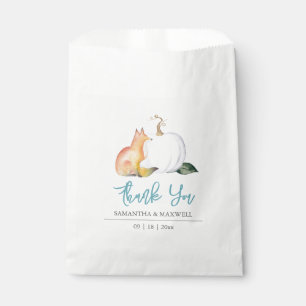 Baby Dusche Gefallen Bags Fall Pumpkin Fox Geschenktütchen