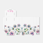 Baby Dusche Gefallen Boxes Watercolor Florals Geschenkschachtel (Ungefaltet)
