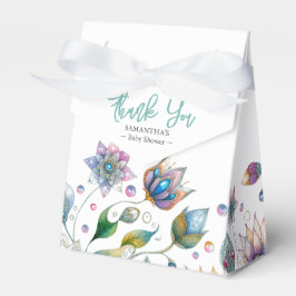 Baby Dusche Gefallen Boxes Watercolor Florals Geschenkschachtel