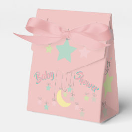 Baby Dusche Gefälligkeitsbox mit Sonne, Mond, Ster Geschenkschachtel