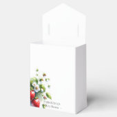 Baby Dusche Gefälligkeitsboxen Wasserfarbenbeeren Geschenkschachtel (Geöffnet)