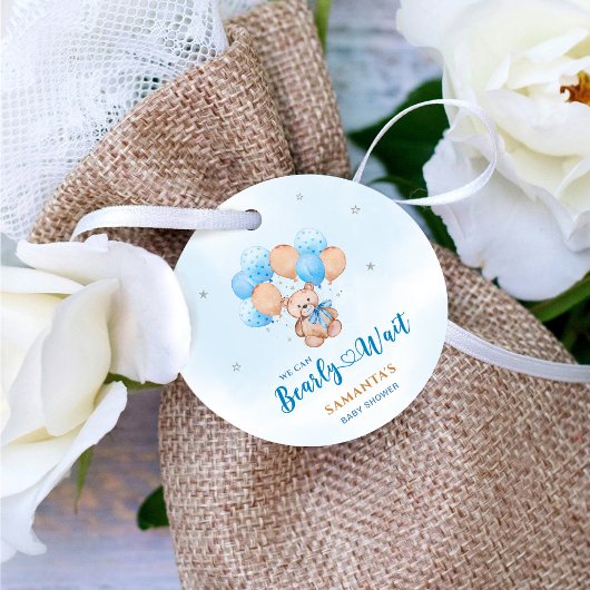 Baby-Dusche Geschenkanhänger