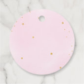 Baby-Dusche Geschenkanhänger (Rückseite)