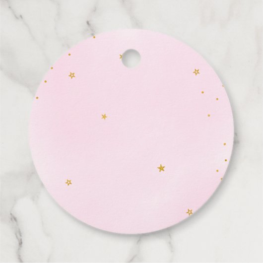 Baby-Dusche Geschenkanhänger (Rückseite)