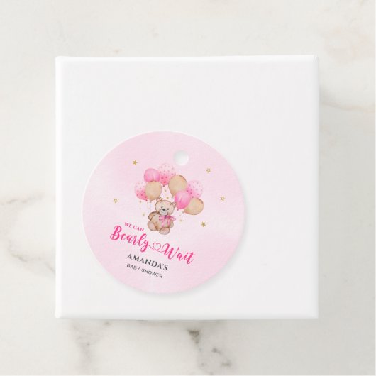 Baby-Dusche Geschenkanhänger (Beispiel)