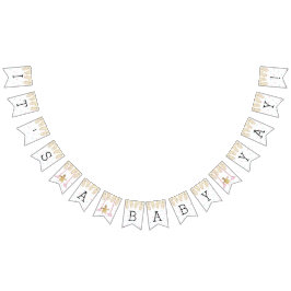 Baby Dusche Gold Flamingo Baby, Frack Banner