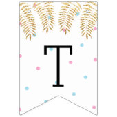 Baby Dusche Gold Flamingo Baby, Frack Banner (Zweite Fahne)