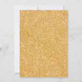 Baby Dusche Gold Sonnenblume Pumpkin Herbst Einladung (Rückseite)