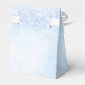 Baby Dusche hellblauer Junge vielen Dank Geschenkschachtel (Rückseite)