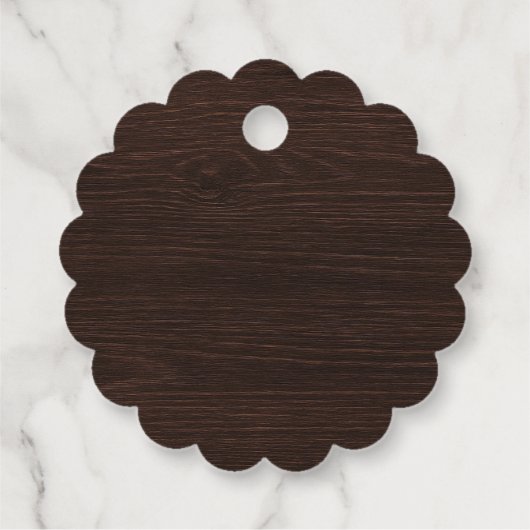 Baby Dusche Herbst blauer Bodysuit Geschenkanhänger (Rückseite)