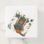 Baby Dusche Herbst blauer Bodysuit Geschenkanhänger (Beispiel)