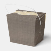 Baby Dusche Herbst blauer Bodysuit Geschenkschachtel (Rückseite)