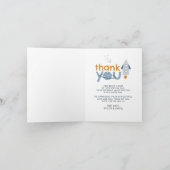 Baby-Dusche im Außenbereich Danke Karte (Innenseite)