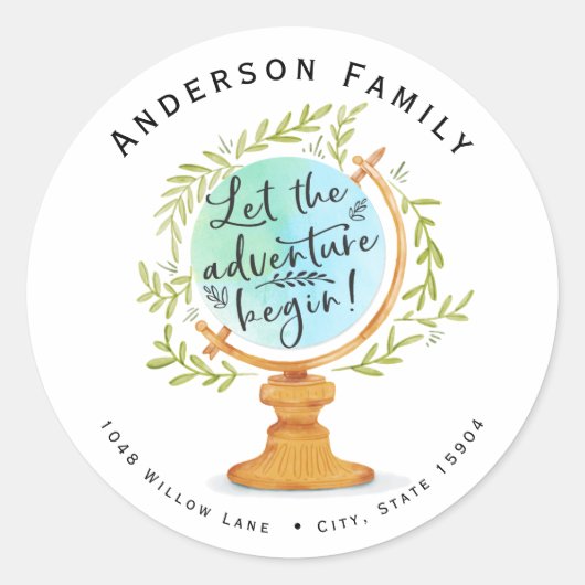 Baby-Dusche in großer Entfernung nach E-Mail-Adres Runder Aufkleber (Vorderseite)