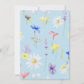 Baby Dusche Invitación Azul Spanien Einladung (Rückseite)